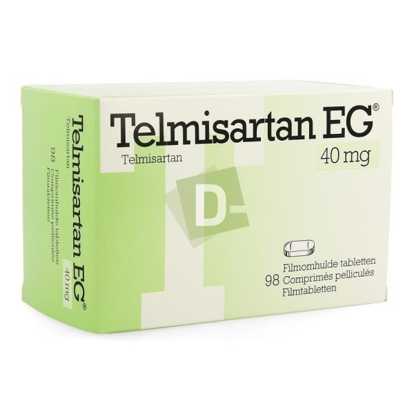 Telmisartan EG 40 mg x 98 Comprimés Pelliculés