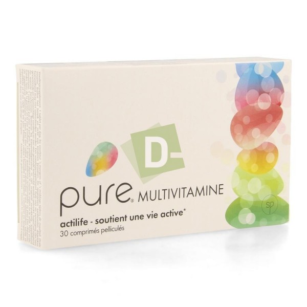 Pure Multivitamine 30 Comprimés pelliculés