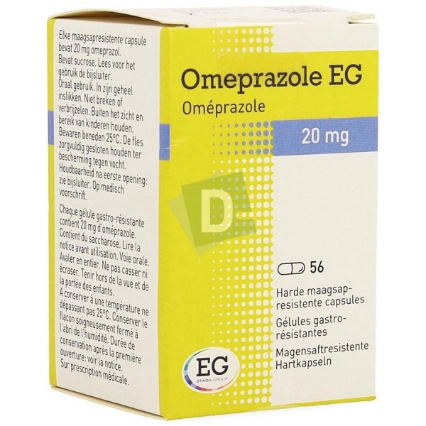 Oméprazole EG 20 mg x 56 Gélules gastro-résistantes