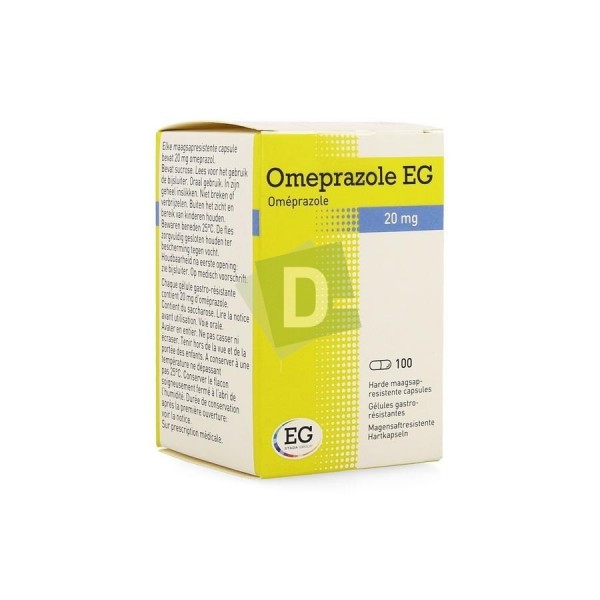 Oméprazole EG 20 mg x 100 Gélules gastro-résistantes