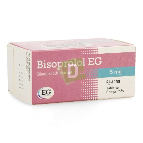 Bisoprolol EG 5 mg x 100 Comprimés