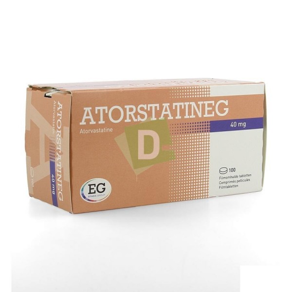 Atorvastatine EG 40 mg x 100 Comprimés pelliculés