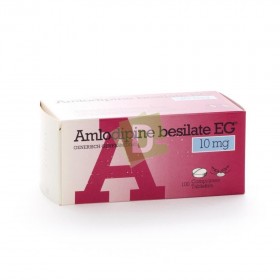 Amlodipine Besilate EG 10 mg x 100 Tablets: Treats Hypertension