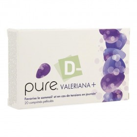 Pure Valeriana+ x 20 Comprimés Enrobés
