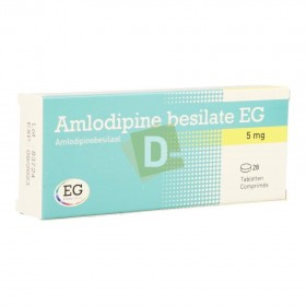 copy of Amlodipine Bésilate EG 5 mg x 98 Comprimés : Traite l'Hypertension