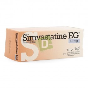 Simvastatine EG 40 mg x 100 Comprimés : Traite le cholestérol