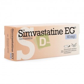 copy of Simvastatine EG 40 mg x 100 Comprimés : Traite le cholestérol