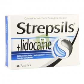 Strepsils + Lidocaine x 36 lozenges to suck: Fight infection in the throat