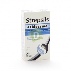 Strepsils Spray Lidocaïne 20 ml : Contre les maux de gorge