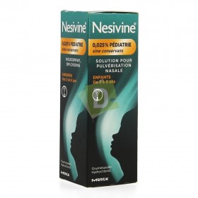 Nesivine 0,025% Pédiatrique Spray Nasal 10 ml