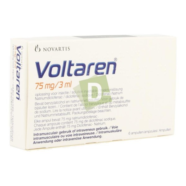 Voltaren 75 mg / 3 ml x 6 Ampoules: Anti-inflammatory and analgesics