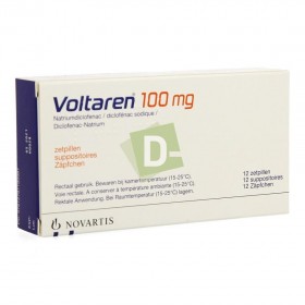 Voltaren 100 mg x 12 Suppositoires : Anti-inflammatoires et analgésiques