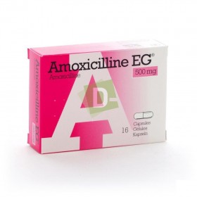 Amoxicillin EG 500 mg x 16 Capsules