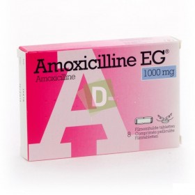 Amoxicilline EG 1000 mg x 8 Comprimés sécables