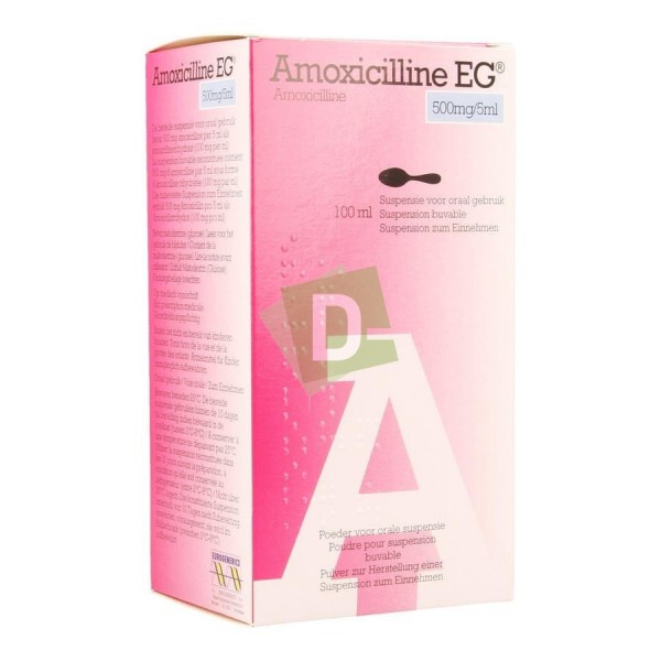 Amoxicilline Eg 500 Mg 5 Ml Sirop 100 Ml Produit Original Kinshasa
