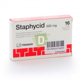Staphycid 500 mg x 16 Gélules