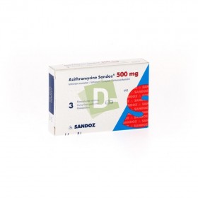 copy of Azithromycin EG 500 mg x 6 Tablets: Treats respiratory tract infections