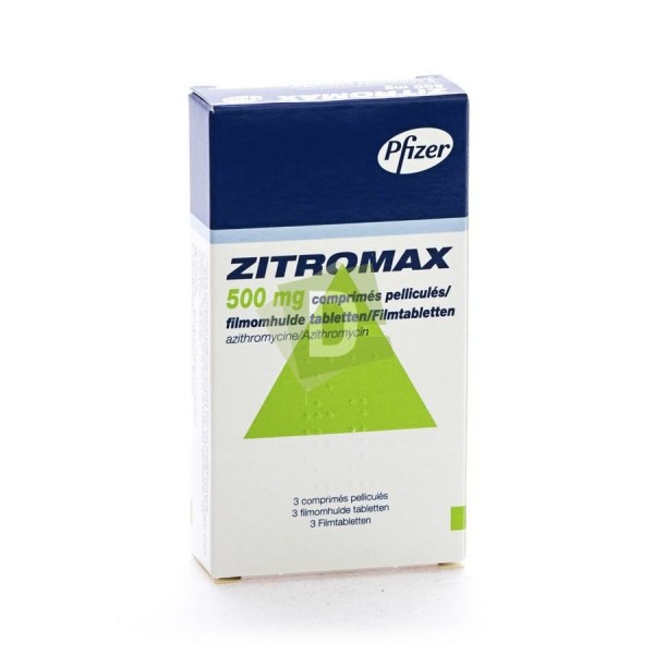 Zitromax 500 mg x 3 Film-coated tablets