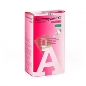 Azithromycin EG 200 mg / 5 ml Oral suspension (Syrup) 22.5 ml