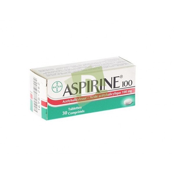 Aspirin 100 Mg X 30 Tablets Imported Products Kinshasa
