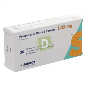 copy of Pramipexol Retard Sandoz 1,05 mg x 100 Comprimés à libération prolongé
