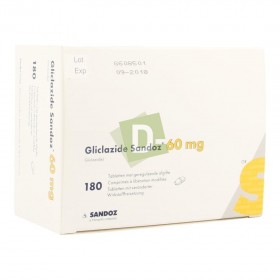 Gliclazide Sandoz 60 mg x 180 Tablets