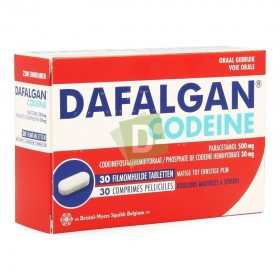 Dafalgan Codéïne ( Paracétamol ) 500 mg / 30 mg x 30 Comprimés