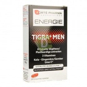 Energie Tigra+ men x 28 Comprimés : Aide à optimiser les performances masculines et favoriser l'épanouissement global de l'homme