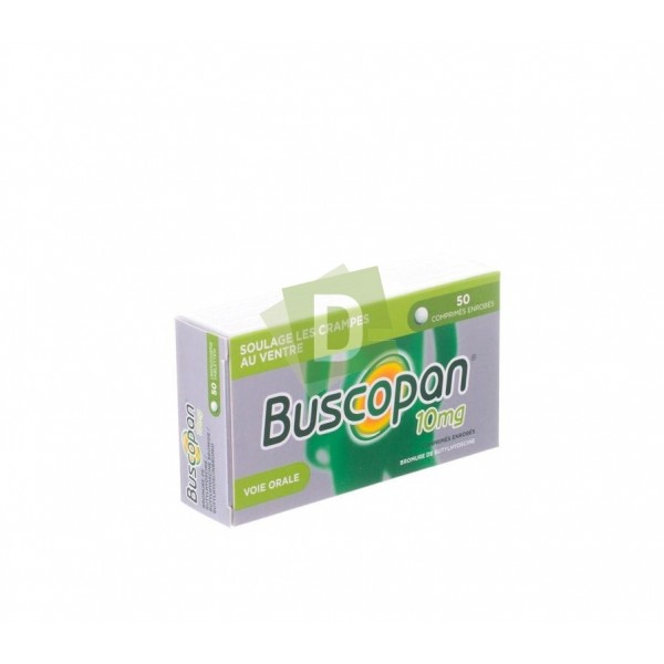 Buscopan 10 mg x 50 Comprimés enrobés : Soulage les crampes au ventre