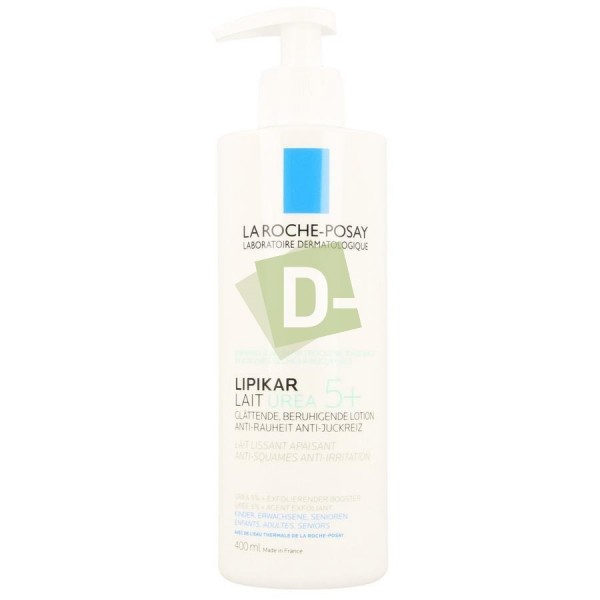 LRP Lipikar Urée 5+ Lait Lissant Apaisant 400 ml