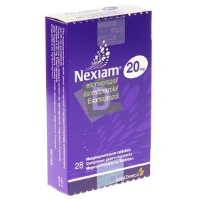 Nexiam 20 mg x 28 Comprimés gastro-résistants : Maladie du reflux gastro-oesophagien