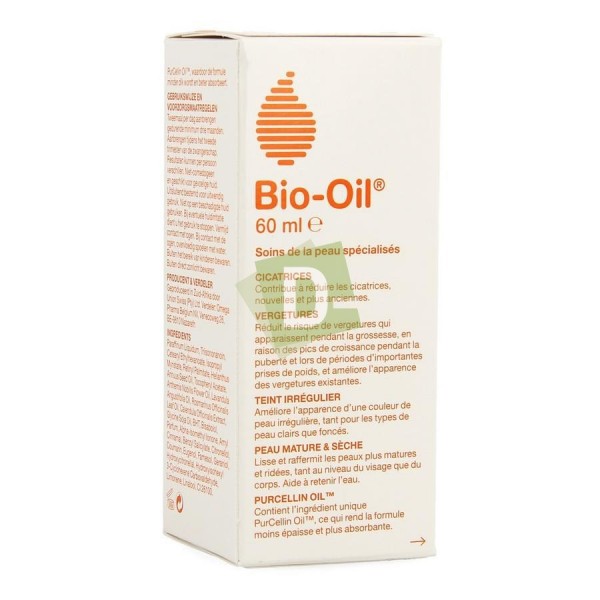 Bio-Oil Huile Régénératrice 60 ml : Améliore l’apparence des cicatrices, des vergetures et du teint irrégulier