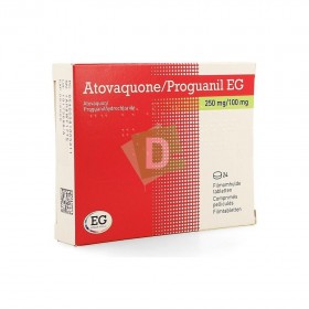 Atovaquone / Proguanil EG 250 mg / 100 mg x 24 Tablets