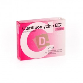 Clarithromycin EG 250 mg x 10 Tablets