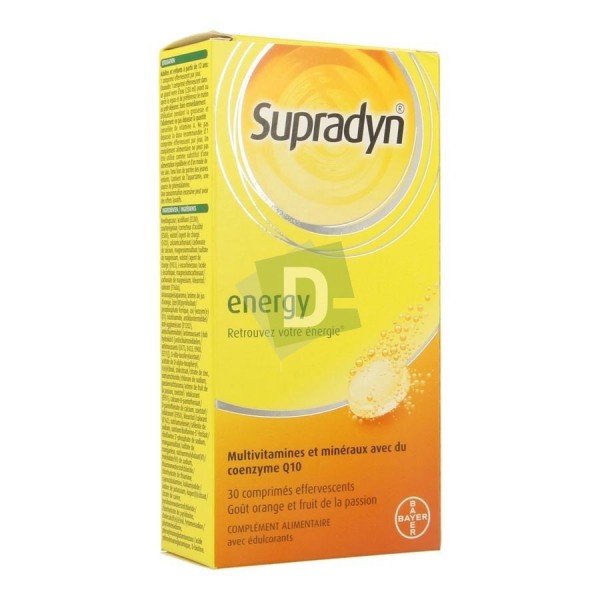 Supradyn Energy Multivitamines x 30 Comprimés Efferv