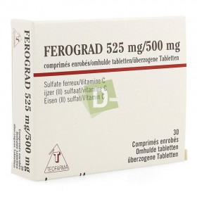 Ferograd 525 mg / 500 mg x 30 Comprimés