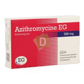 Azithromycine EG 500 mg x 6 Comprimés : Traite les infections des voies respiratoires
