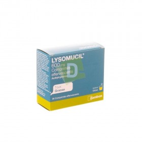 copy of Lysomucil 600 mg x 14 Comprimés effervescents : Contre la taux grasse