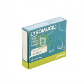 copy of Lysomucil 600 mg x 14 Comprimés effervescents : Contre la taux grasse
