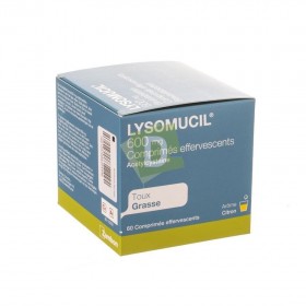 Lysomucil 600 mg x 60 Comprimés Efferv : Contre la taux grasse