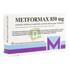 Metformax 850 mg x 40 Comprimés enrobés