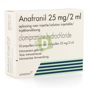Anafranil Injection 25 mg / 2 ml x 10 Ampoules