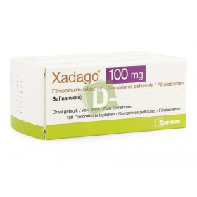 Xadago 100 mg x 100 Filmomhulde tabletten / Comprimés pelliculés