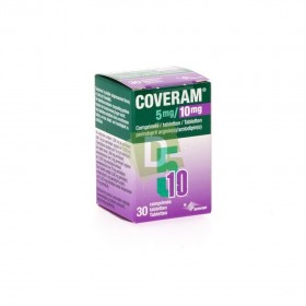 Coveram 5 mg / 10 mg x 30 Tablets: Treats essential hypertension