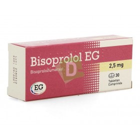 Bisoprolol EG 2.5 mg x 30 Tablets