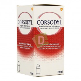 Corsodyl 2 mg / ml Mouthwash 200 ml