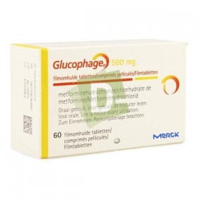 Glucophage 500 mg x 60 Comprimés pelliculés