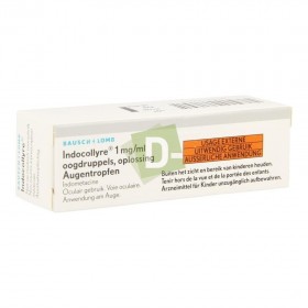 Indocollyre 1 mg / ml Solution ophtalmique 5 ml