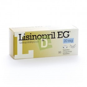 Lisinopril EG 20 mg x 98 Comprimés sécables