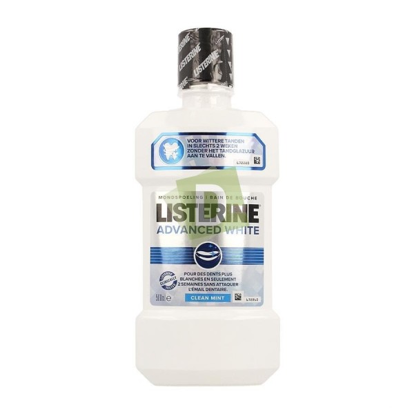 Listerine Advanced White 500 ml : Pour des dents plus blanche en deux semaines seulement